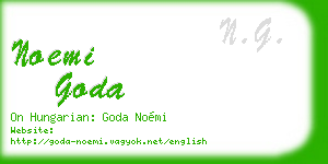noemi goda business card