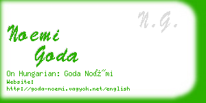 noemi goda business card